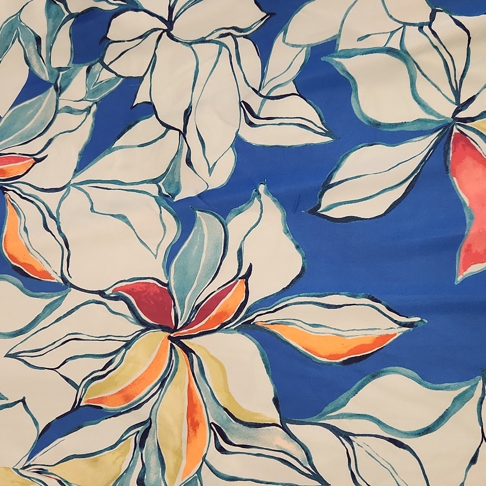 Tahari ASL Tropical Maxi Dress Size Medium - Picture 8 of 8